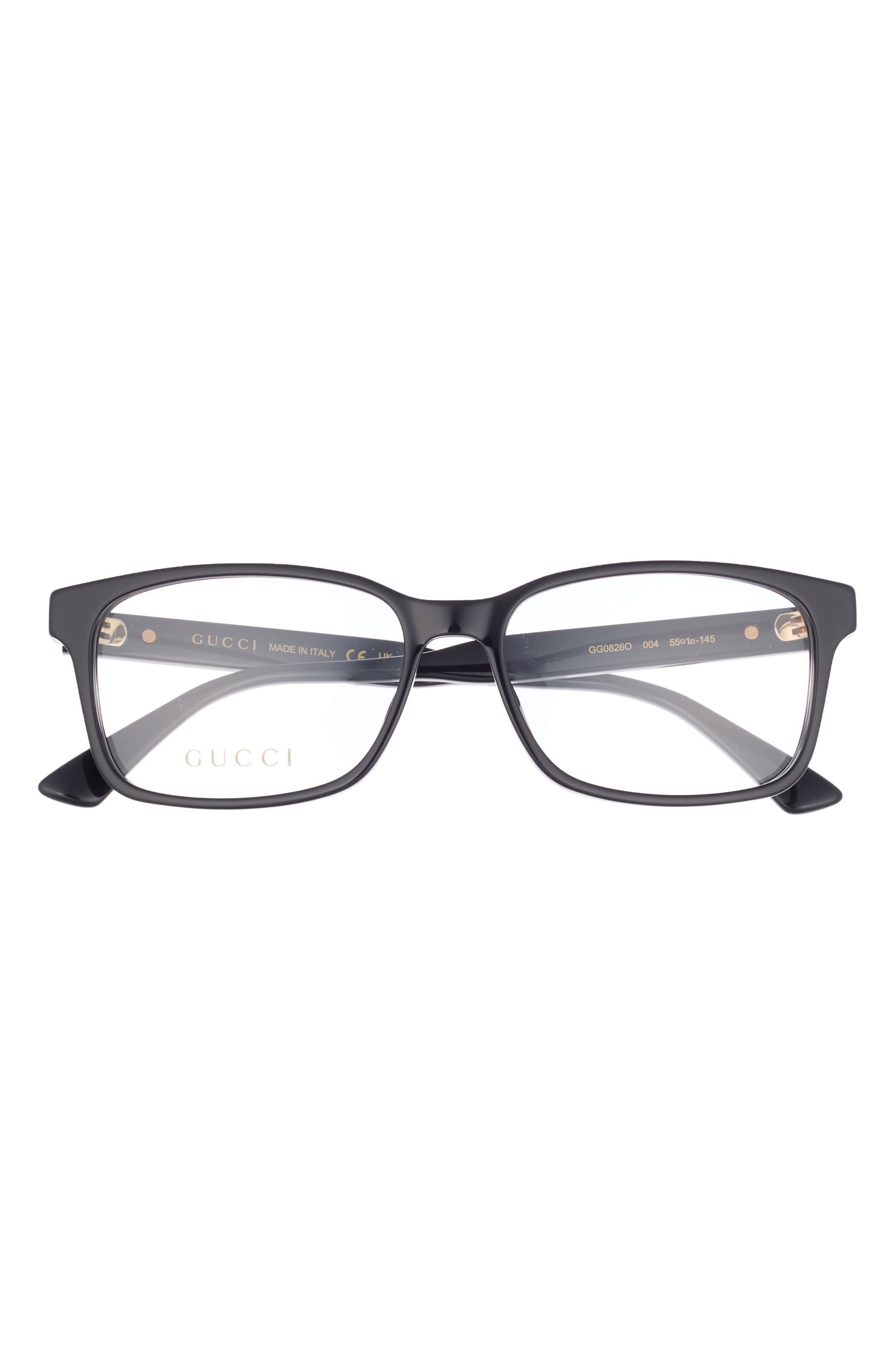 Gucci 55mm Square Optical Frames
