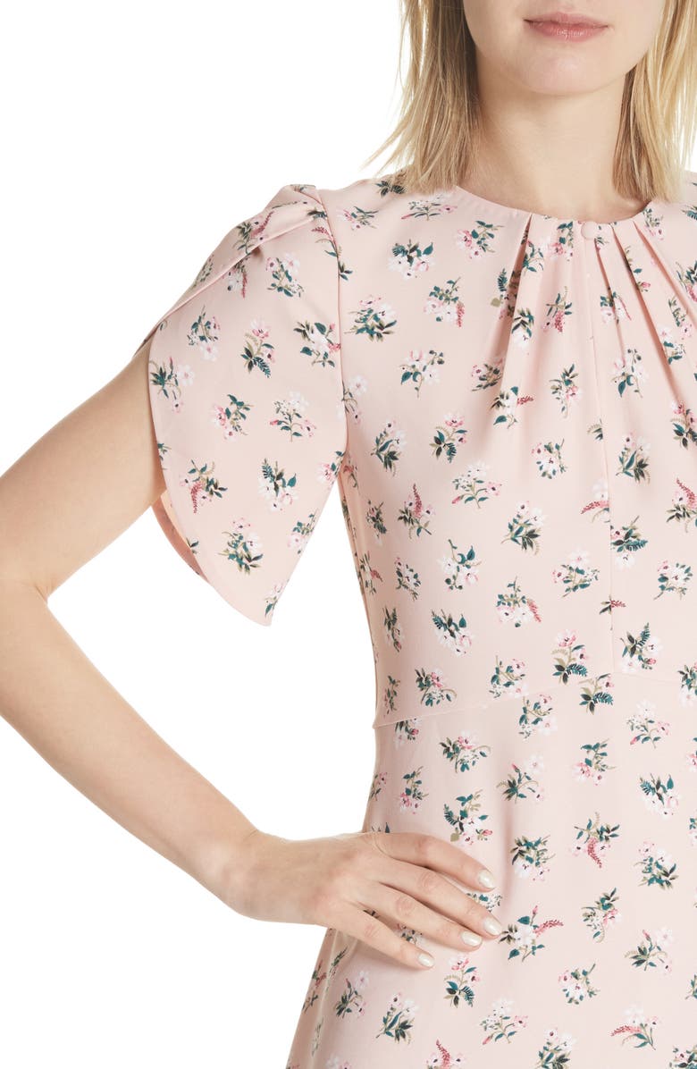 Kate Spade New York flora tulip sleeve dress, Alternate, color, 