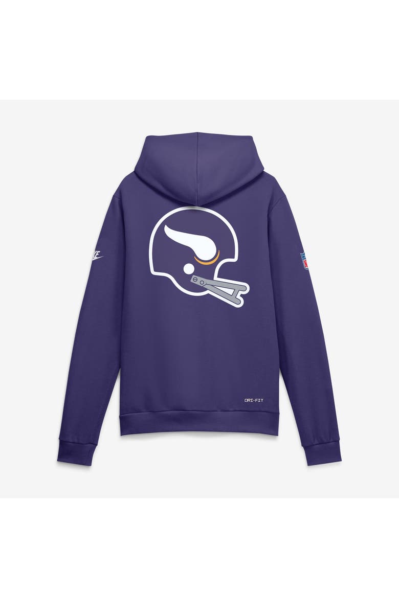 Men's Nike Purple Minnesota Vikings Standard Issue Replay Officials Alternate Dri-FIT Hoodie, Alternate, color, Purple