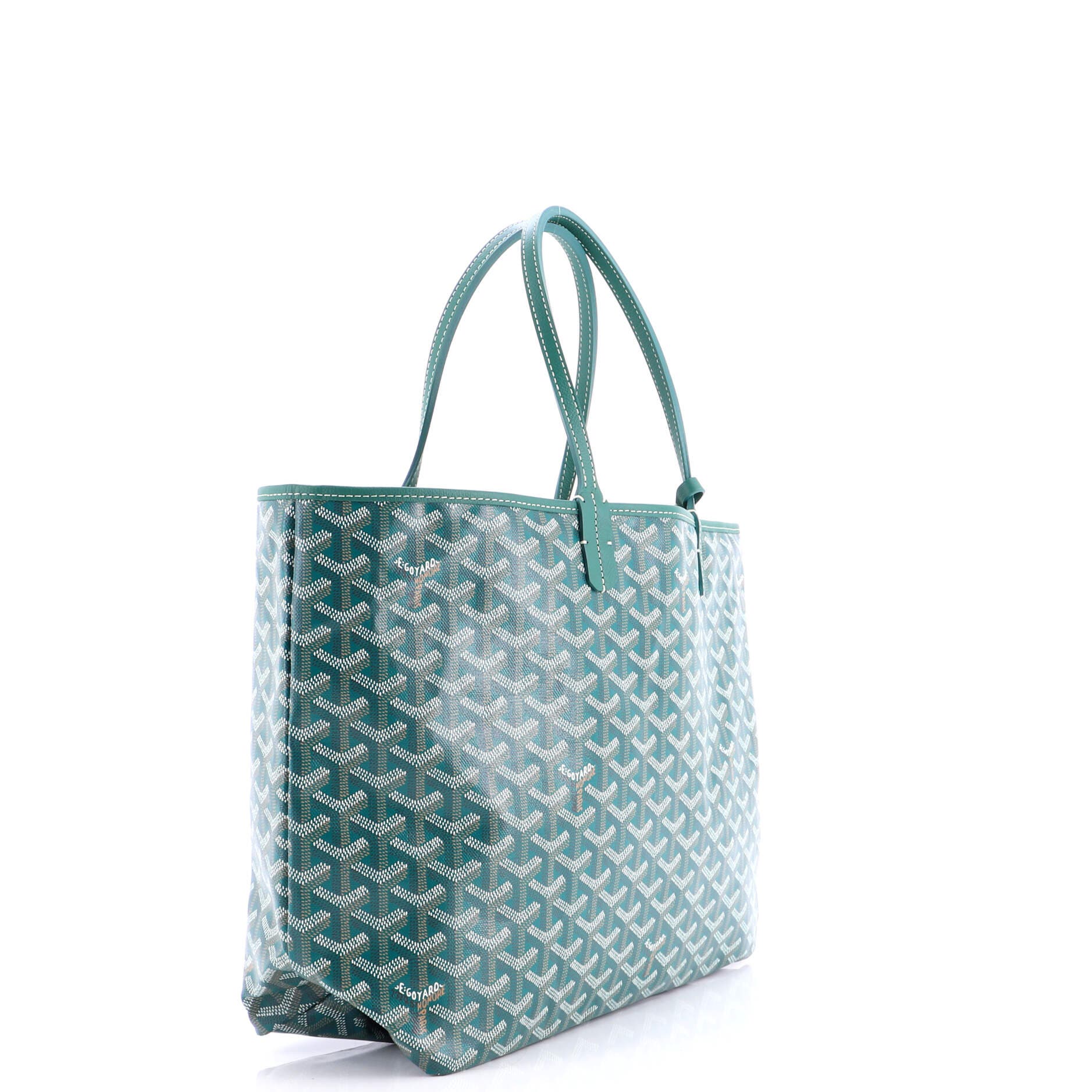 Pre-Owned Goyard Saint Louis Tote Coated Canvas PM, Alternate, color, Green