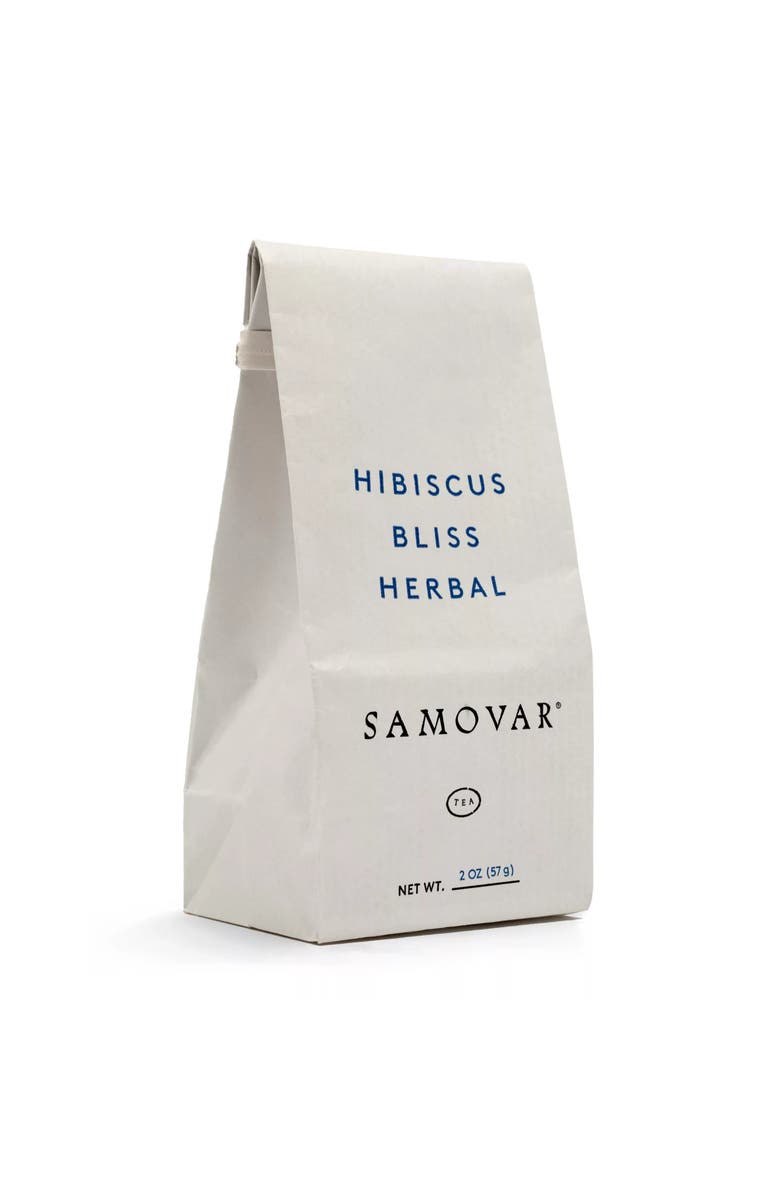 Samovar Tea Hibiscus Bliss Herbal Infusion, Organic, Main, color, 2 Oz Bag