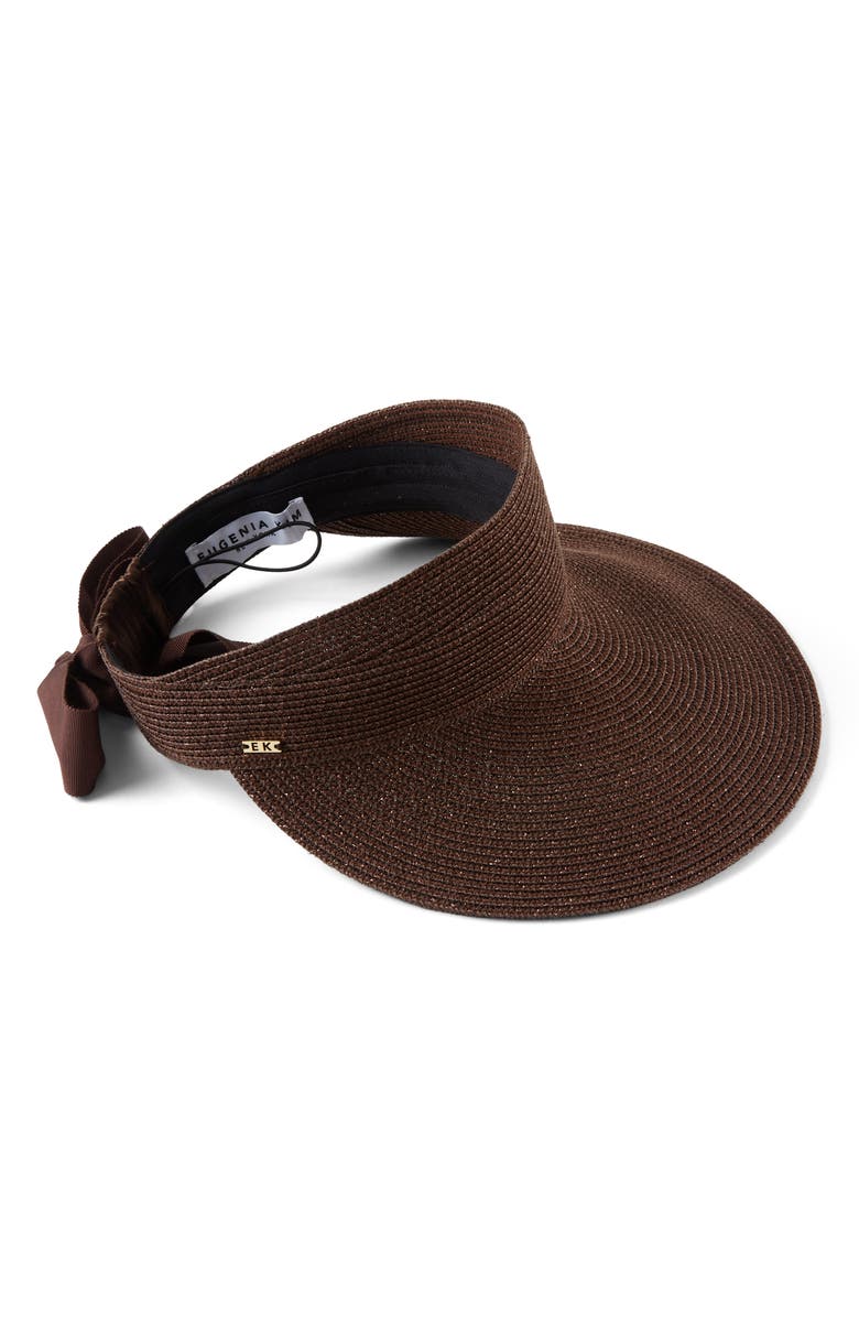 Eugenia Kim Ricky Woven Visor, Main, color, 
