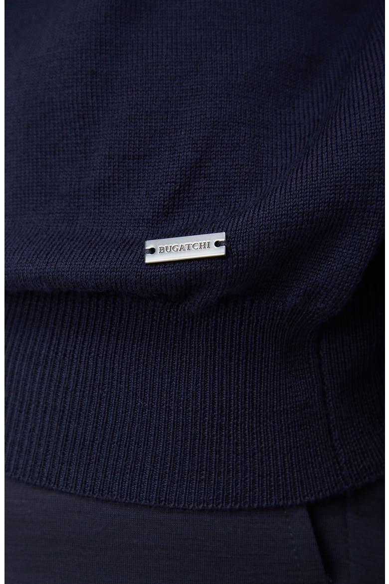 Scott Crewneck Merino Wool Sweater, Alternate, color, NAVY
