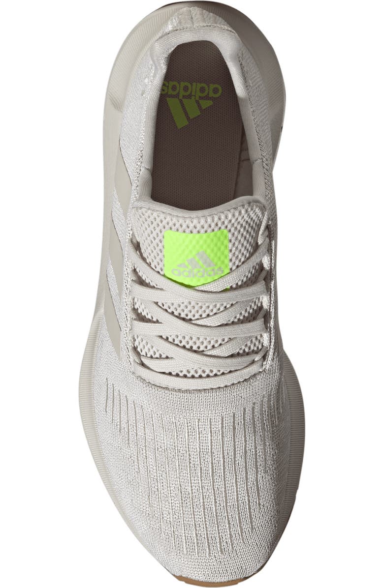 adidas Swift Run Sneaker, Alternate, color, Alumina/Alumina/Lucid Lemon
