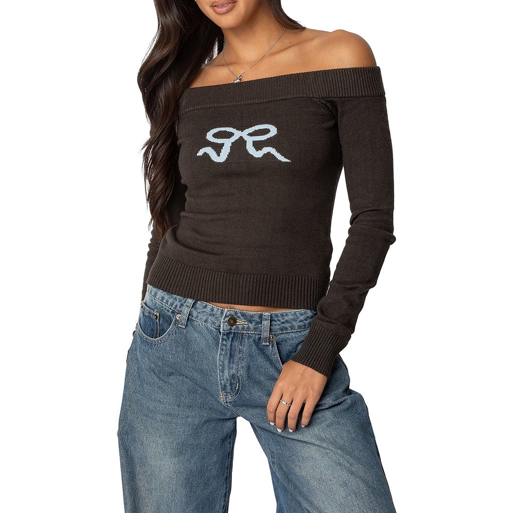 EDIKTED EDIKTED TJ OFF THE SHOULDER TOP