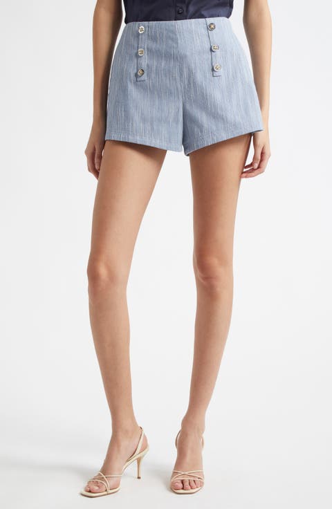 Samira Front Button Shorts