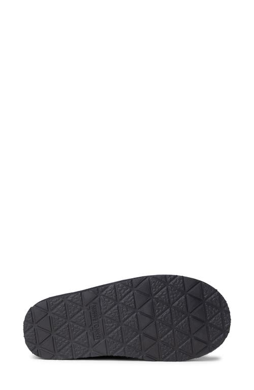 Minnetonka Chandra Faux Shearling Lined Bootie In Black