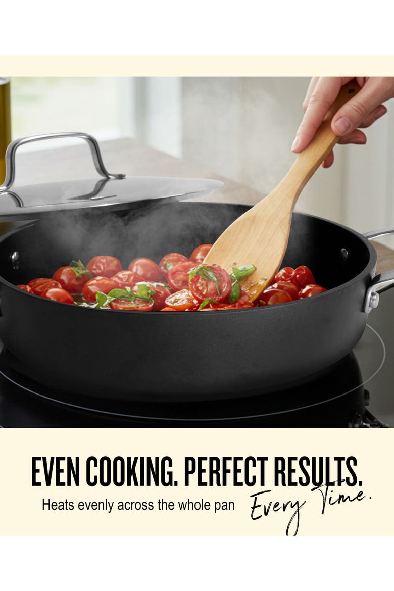 Maestro 3-Piece Nonstick Frying Pan Cookware Set, Alternate, color, Black