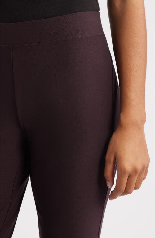 Eileen Fisher Slim Ankle Pants In Purple