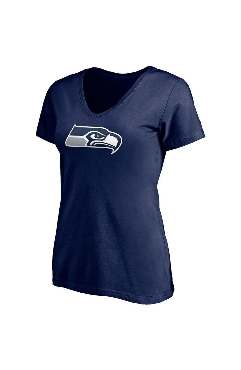 FANATICS Women's Fanatics Branded Russell Wilson College Navy Seattle Seahawks Player Icon Name & Number V-Neck T-Shirt, Alternate, color, 