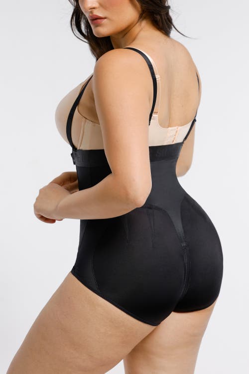 Shapellx Eco Contour Seamless Shaping Panty In Jet Black
