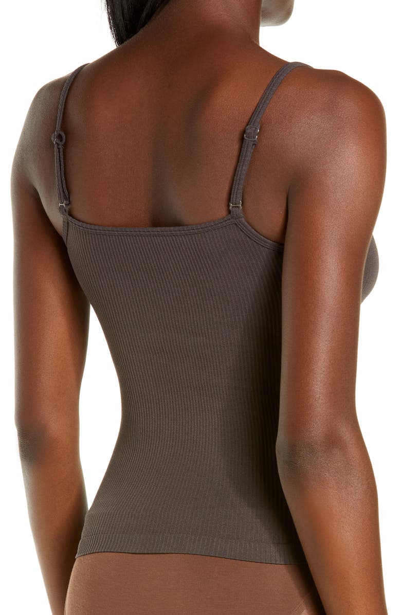 SKIMS Stretch Rib Straight Neck Camisole, Alternate, color, 