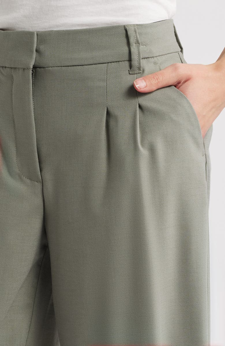 Wit & Wisdom 'Ab'Solution Skyrise Pleated Barrel Pants, Alternate, color, Deep Seagrass
