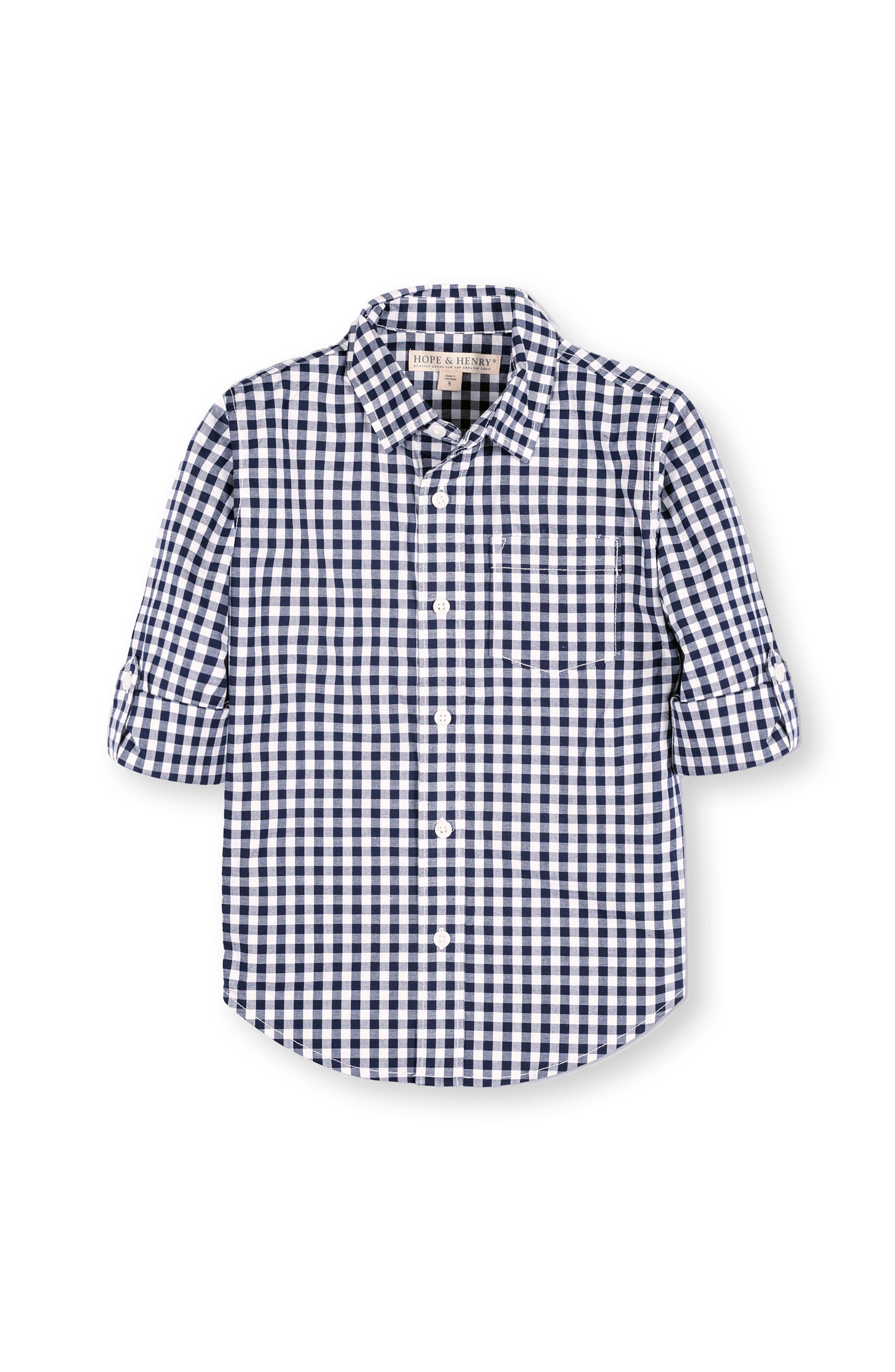 selected Navy Gingham