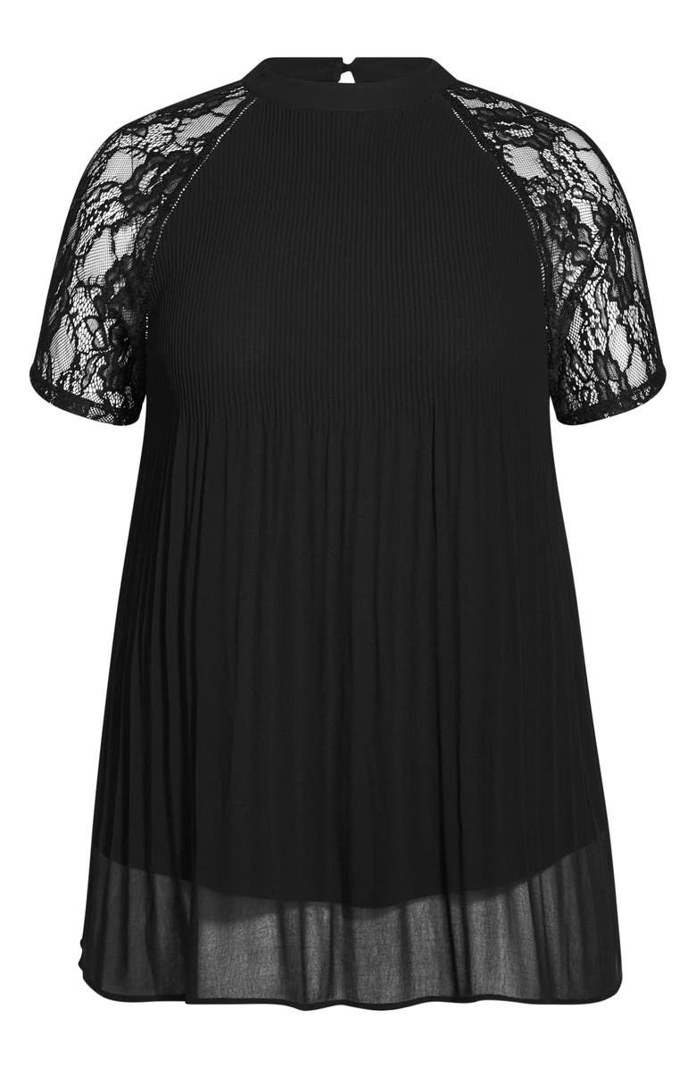 City Chic Lace Cherish Top, Alternate, color, 