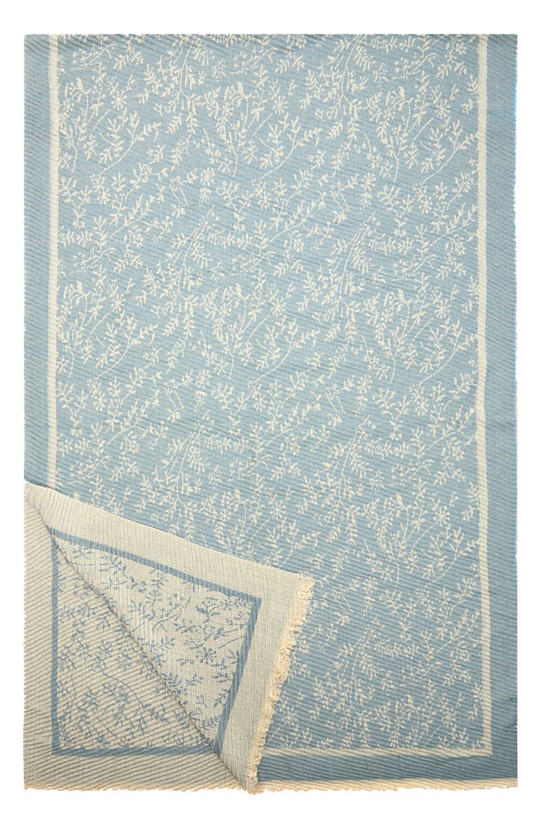 SAACHI Floral Crinkle Scarf, Alternate, color, 