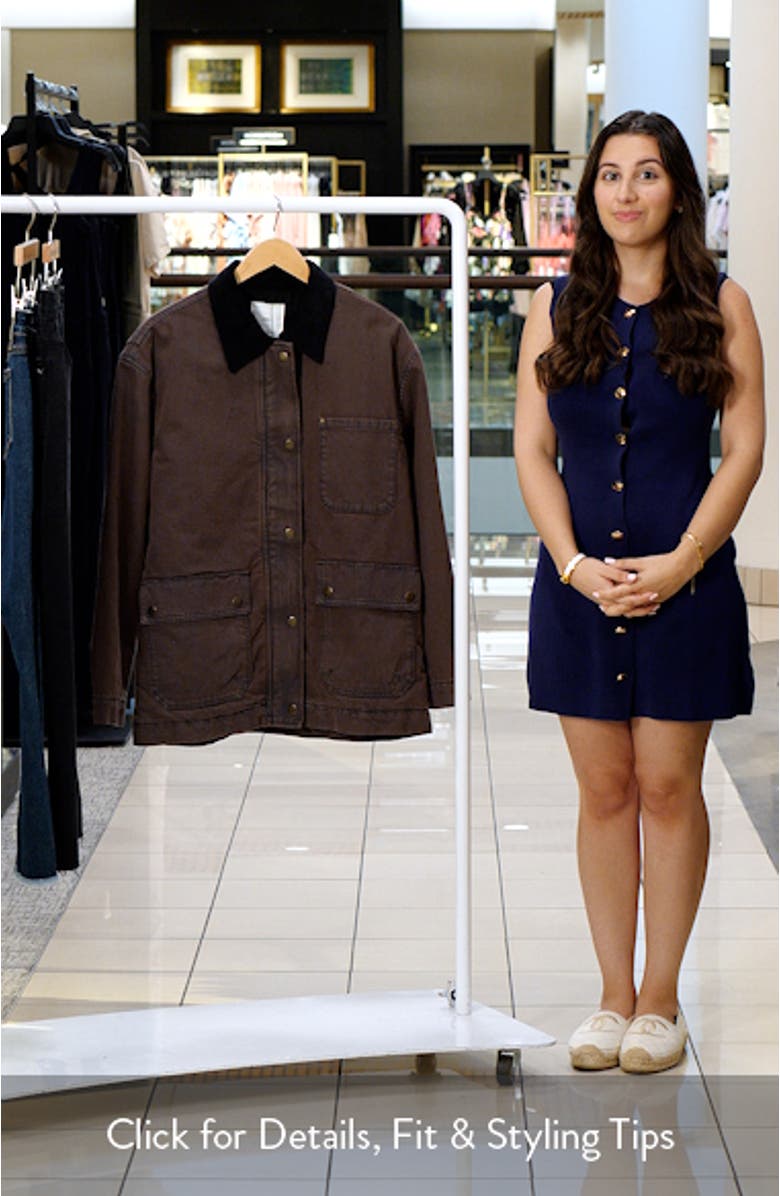 Denim Jacket with Corduroy Collar, sales video thumbnail