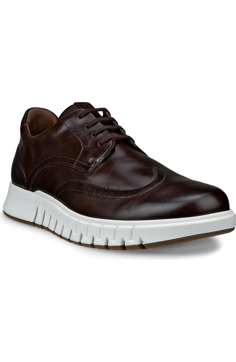 ECCO Gruuv Hybrid Derby, Main, color, Cocoa Brown/ Mocha