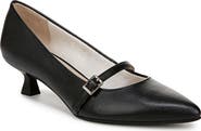 LifeStride Madelyn Mary Jane Pointed Toe Kitten Heel Pump