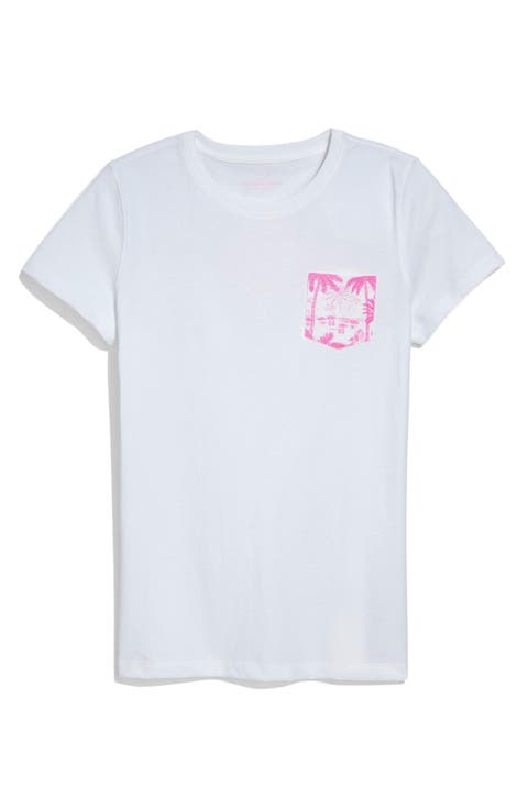 Whale Pocket Cotton Graphic T-Shirt