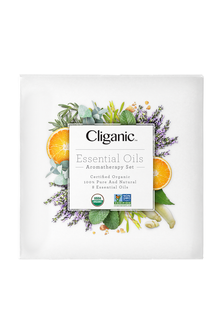 Organic Aromatherapy Set - Top 8 Essential Oils, Alternate, color, None