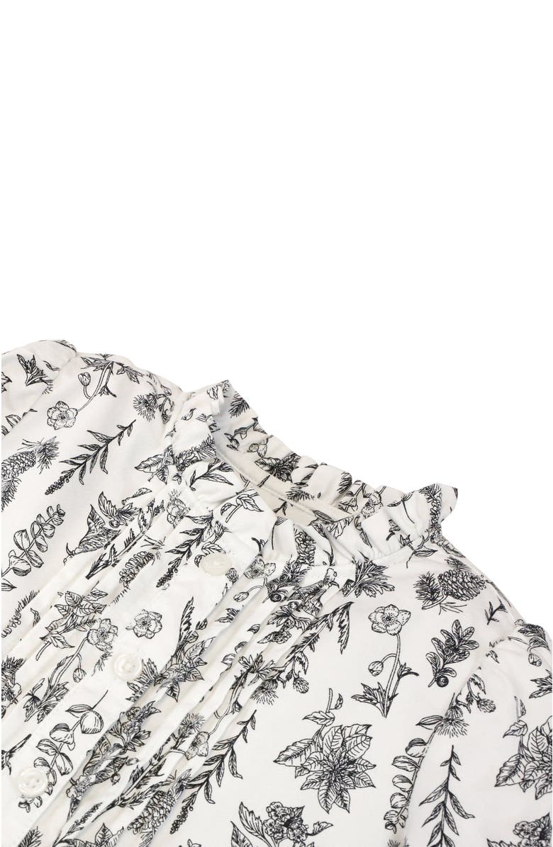 Hope & Henry Girls' Organic Pintuck Button Down Blouse, Toddler, Alternate, color, 