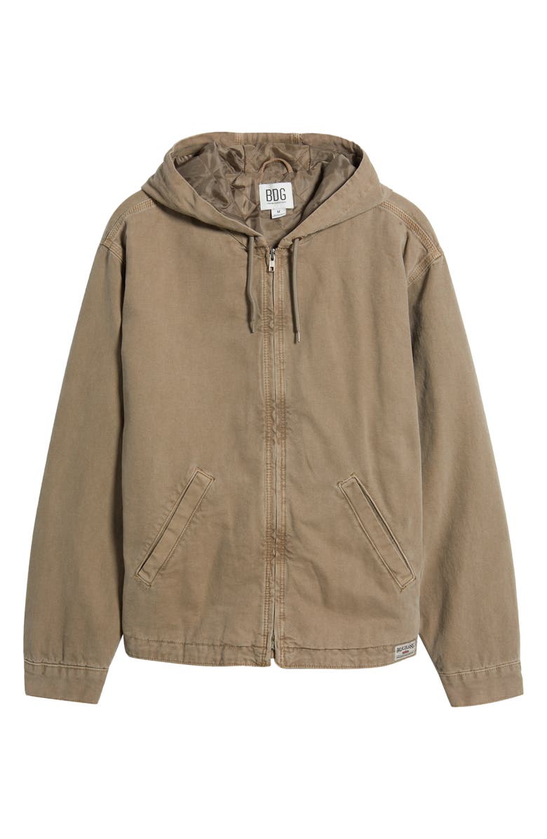 BDG Urban Outfitters Rex Skate Hooded Jacket, Alternate, color, Brown