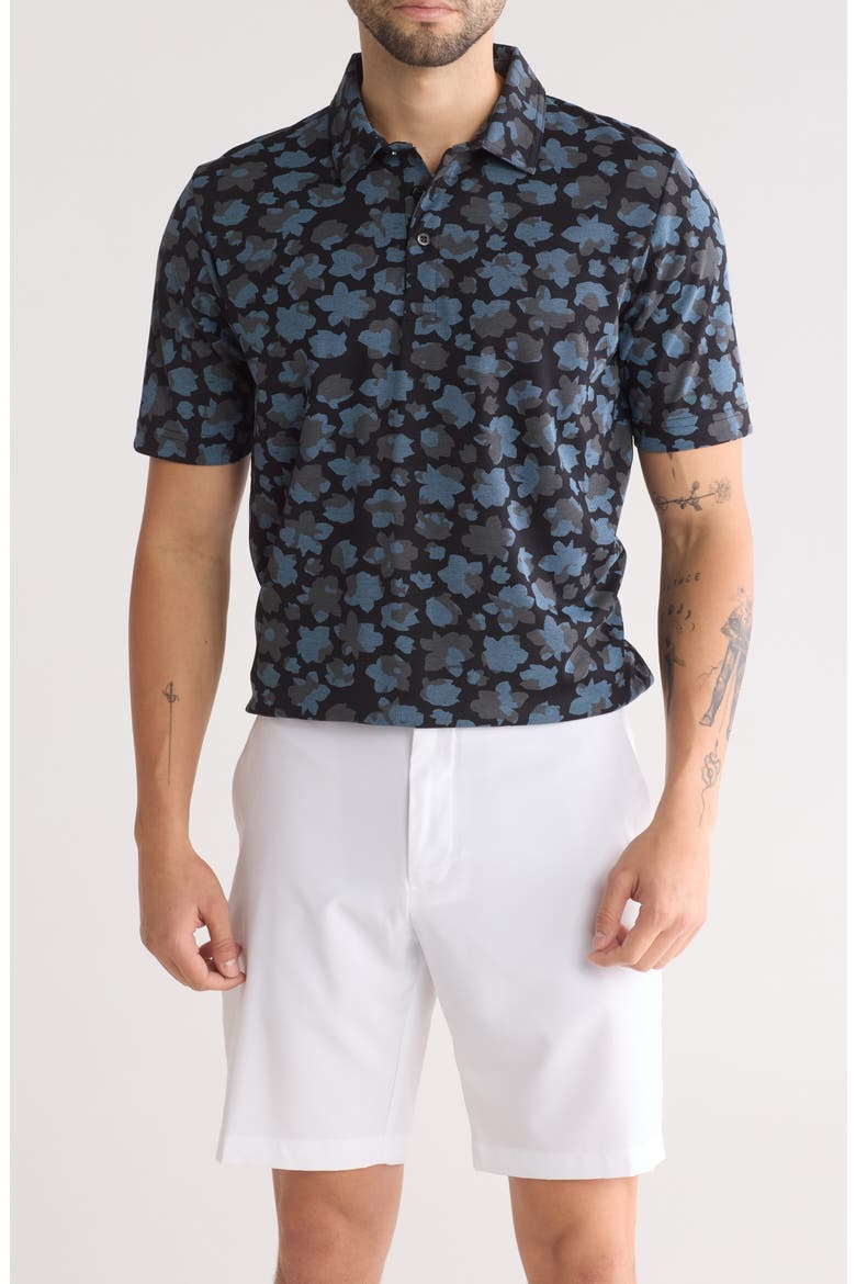 By the Warf Short Sleeve Polo, Main, color, BLACK