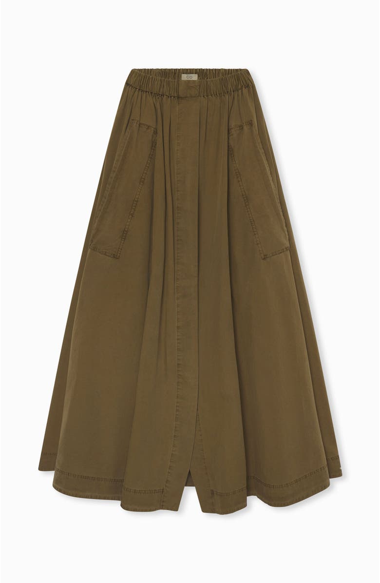 CO Parachute Skirt in Cotton Twill, Alternate, color, 