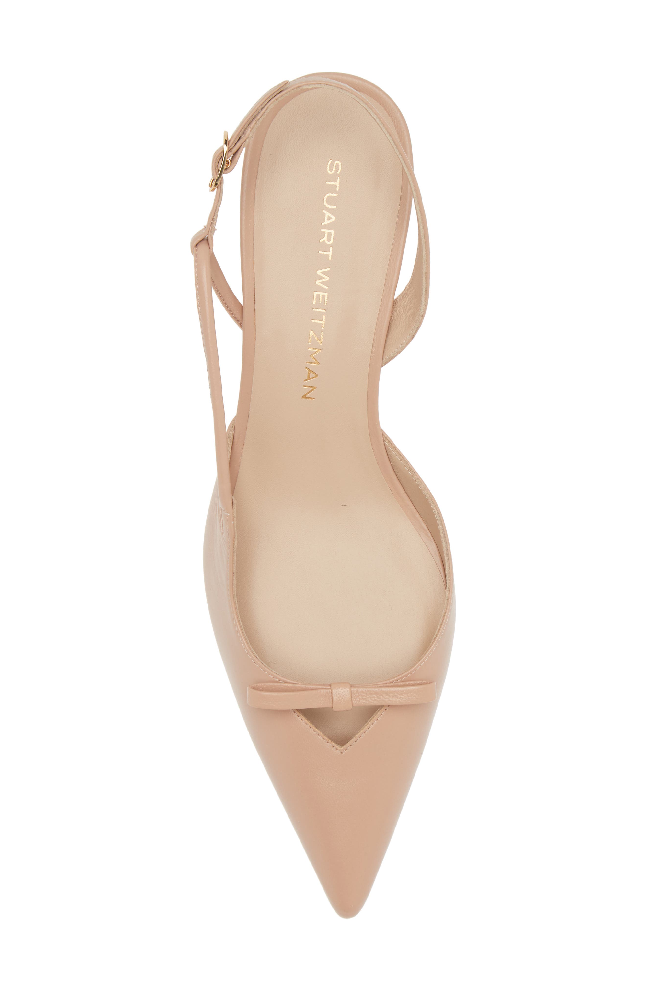 Tully Pointed Toe Slingback Pump, Alternate, color, ADOBE
