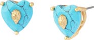 Kurt Geiger London Crystal Heart Stud Earrings