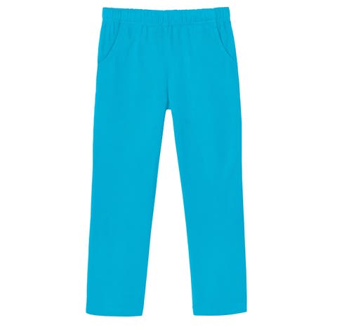 Girls Soft 100% Cotton UPF 50+ Jersey Pocket Pants