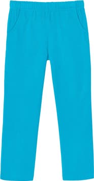 CITY THREADS Girls Soft 100% Cotton UPF 50+ Jersey Pocket Pants