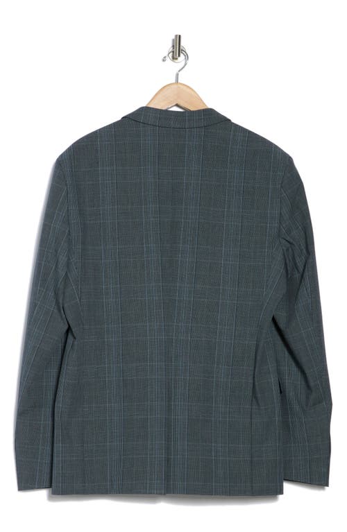 Shop Hugo Boss Hugo Arti Dark Blue Plaid Peak Lapel Sport Coat