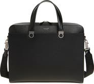 FERRAGAMO Trading Gancio Leather Briefcase