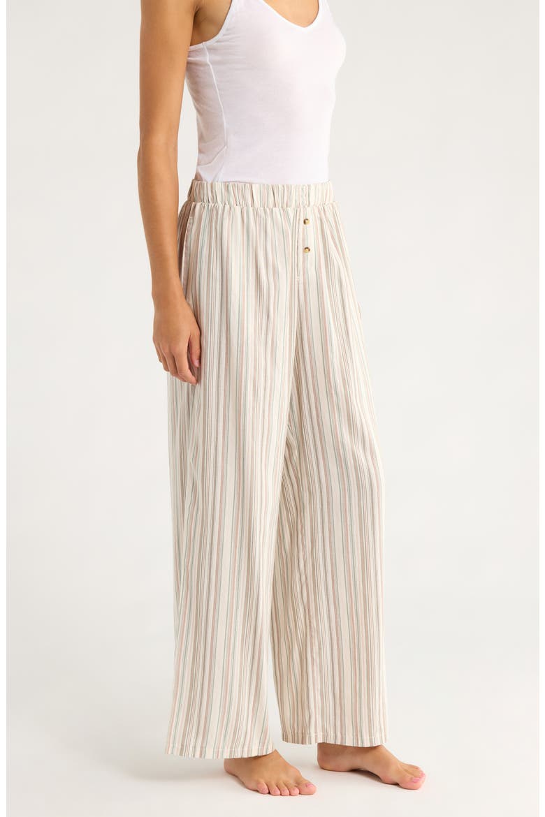 Hangout Stripe Pajama Pants, Alternate, color, HAZEL STRIPE