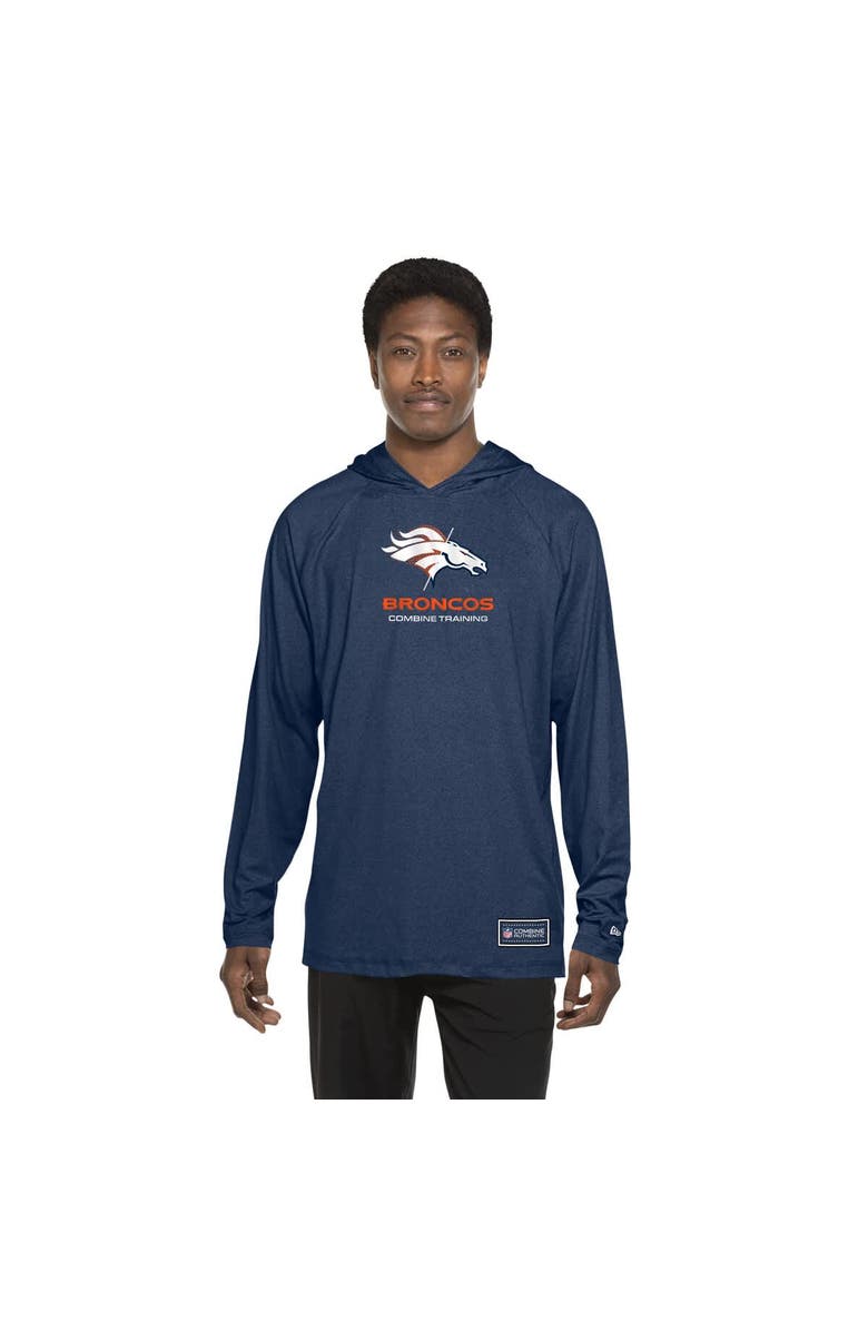 New Era Men's New Era Navy Denver Broncos Functional Fandom Hoodie, Alternate, color, Navy