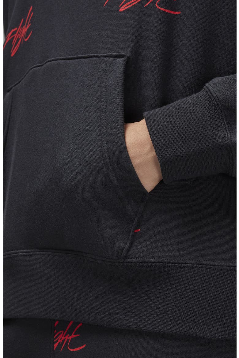 Brooklyn Heroes Oversize Fleece Hoodie, Alternate, color, BLACK