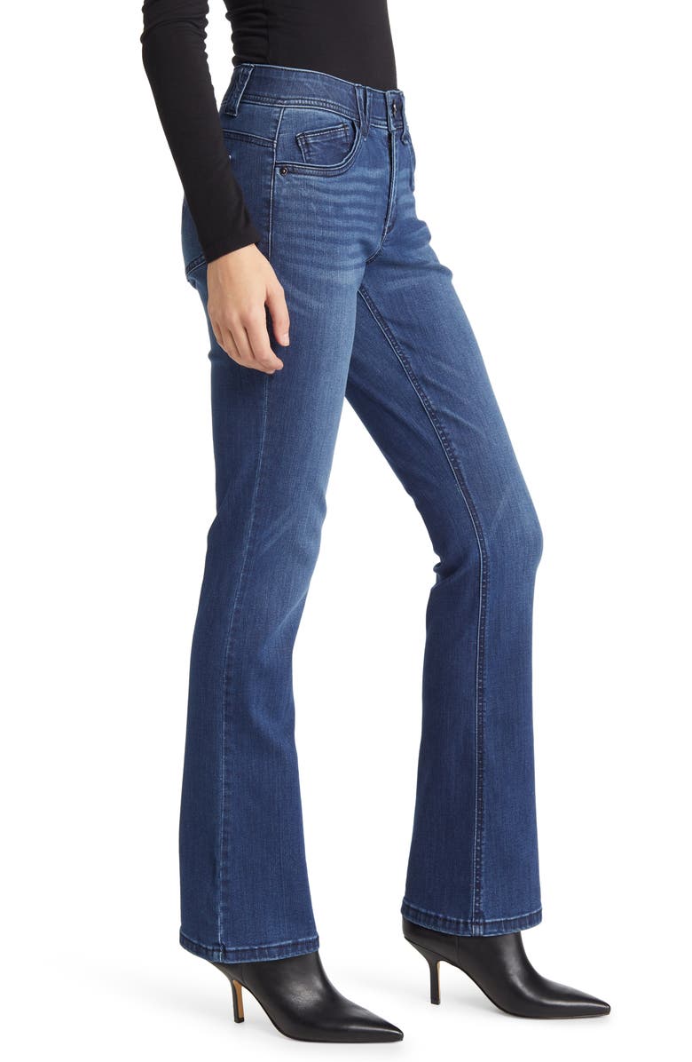 Wit & Wisdom 'Ab'Solution Mid Rise Itty Bitty Bootcut Jeans, Alternate, color, Blue