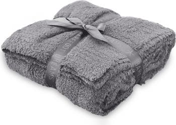 Barefoot Dreams CozyChic Throw Blanket popular Espresso Brown OS