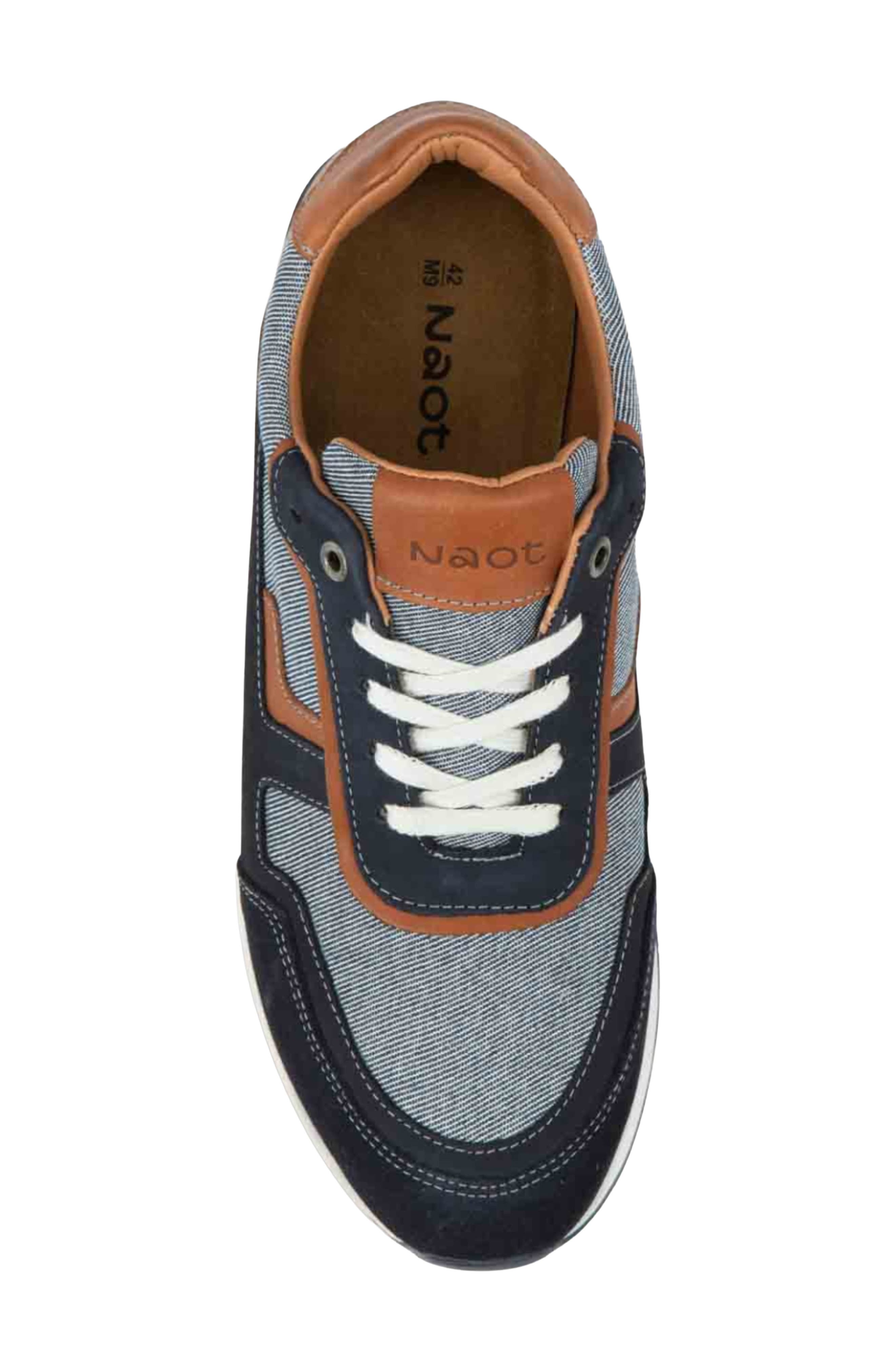 Boost Sneaker, Alternate, color, BLUE BROWN LEATHER COMBO
