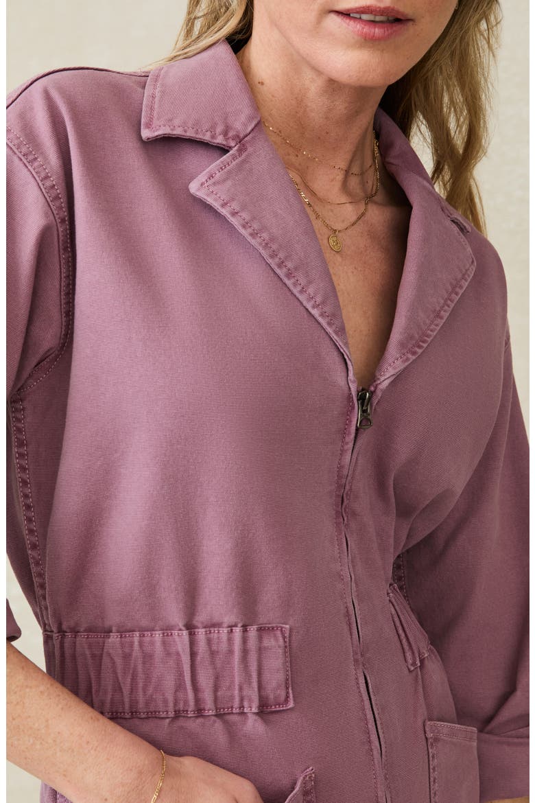 Sunwashed Canvas Romper, Alternate, color, WEATHERED ORCHID