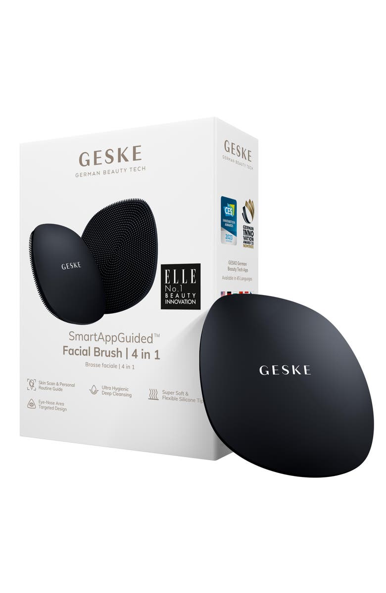 GESKE SmartAppGuided Facial Brush | 4 in 1, Main, color, Black