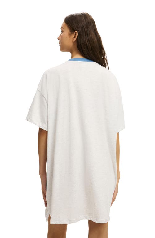 Cotton On Body 90 S Sporty Tshirt Nightie In Neutral