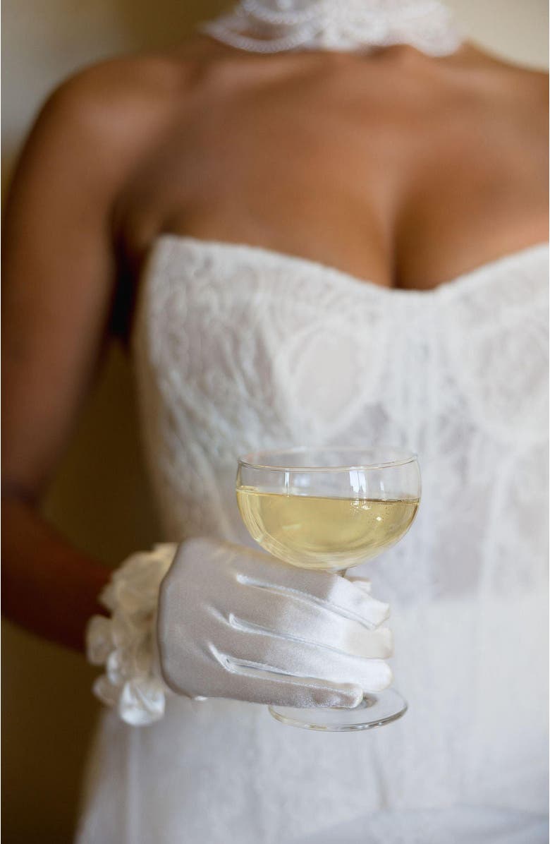 Untamed Petals Rosey Gloves, Alternate, color, Ivory