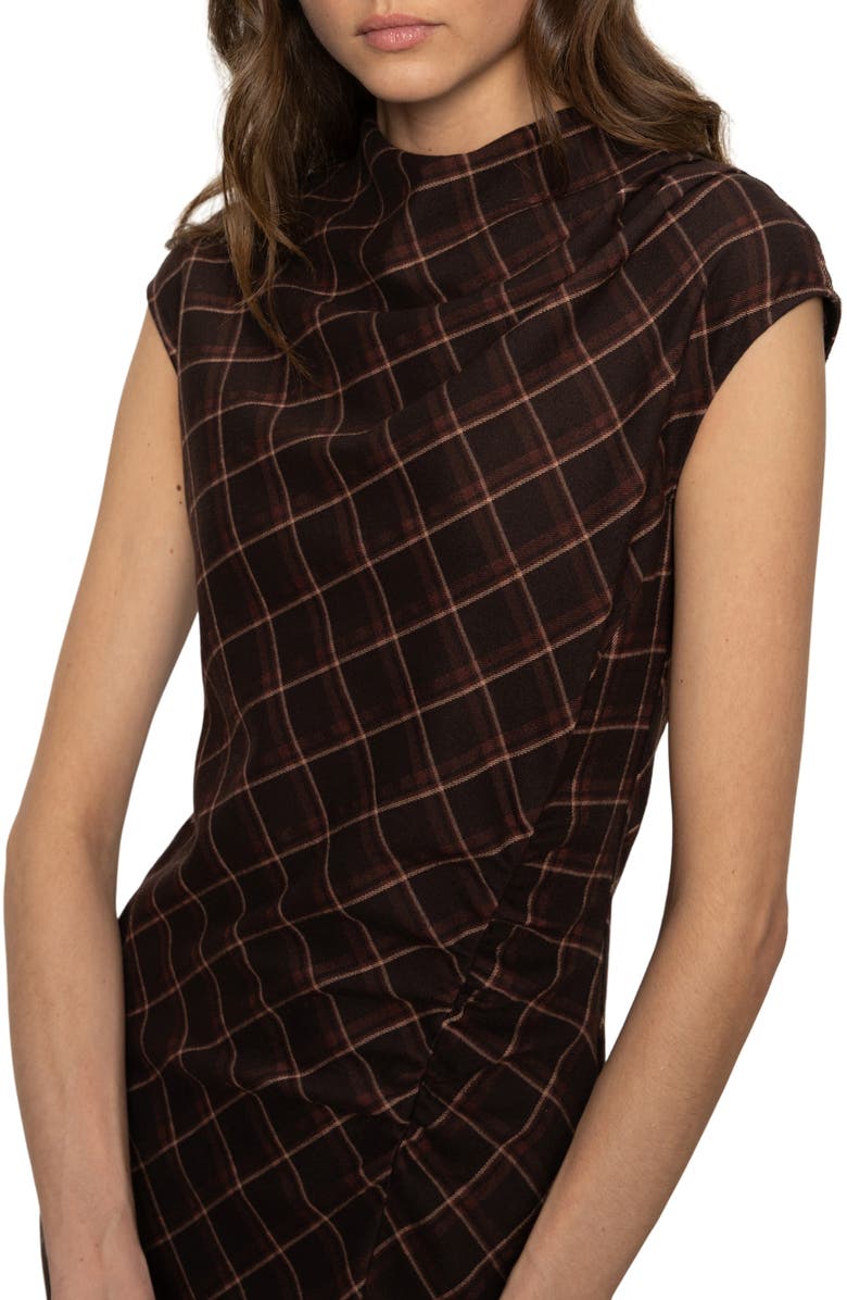 Sanctuary Autumn's Best Plaid Midi Dress, Alternate, color,