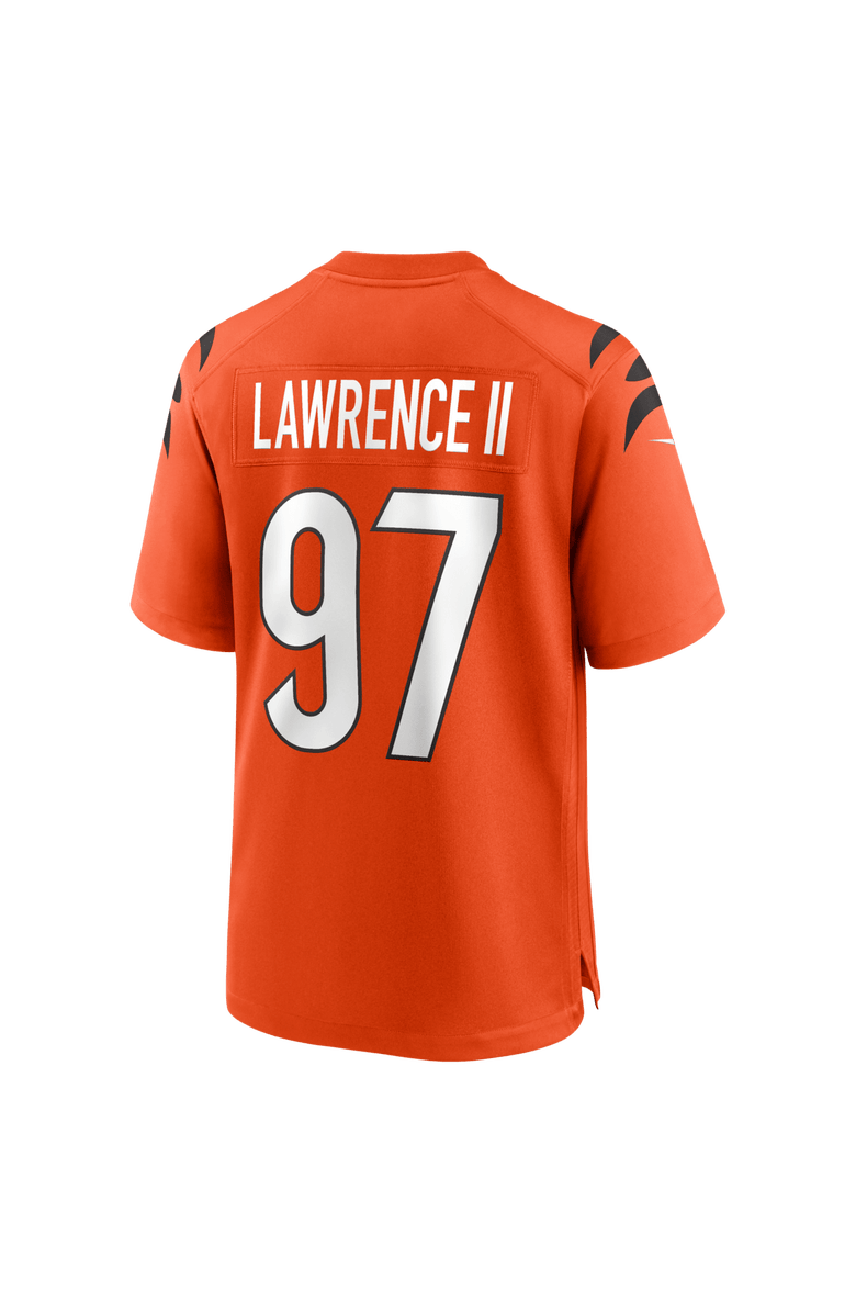 Nike Men's Nike Dexter Lawrence II Orange Cincinnati Bengals Game Jersey, Alternate, color, Orange