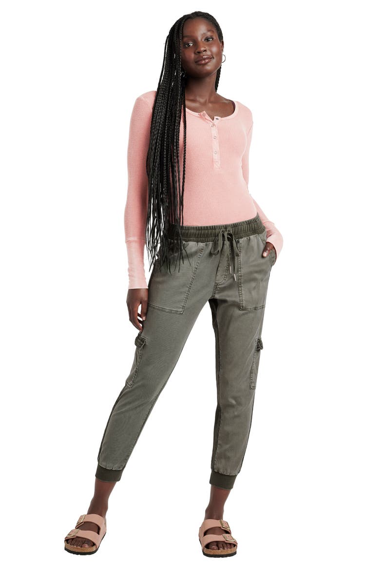 Jaclyn Drawstring Waist Joggers, Alternate, color, SOFT VOB