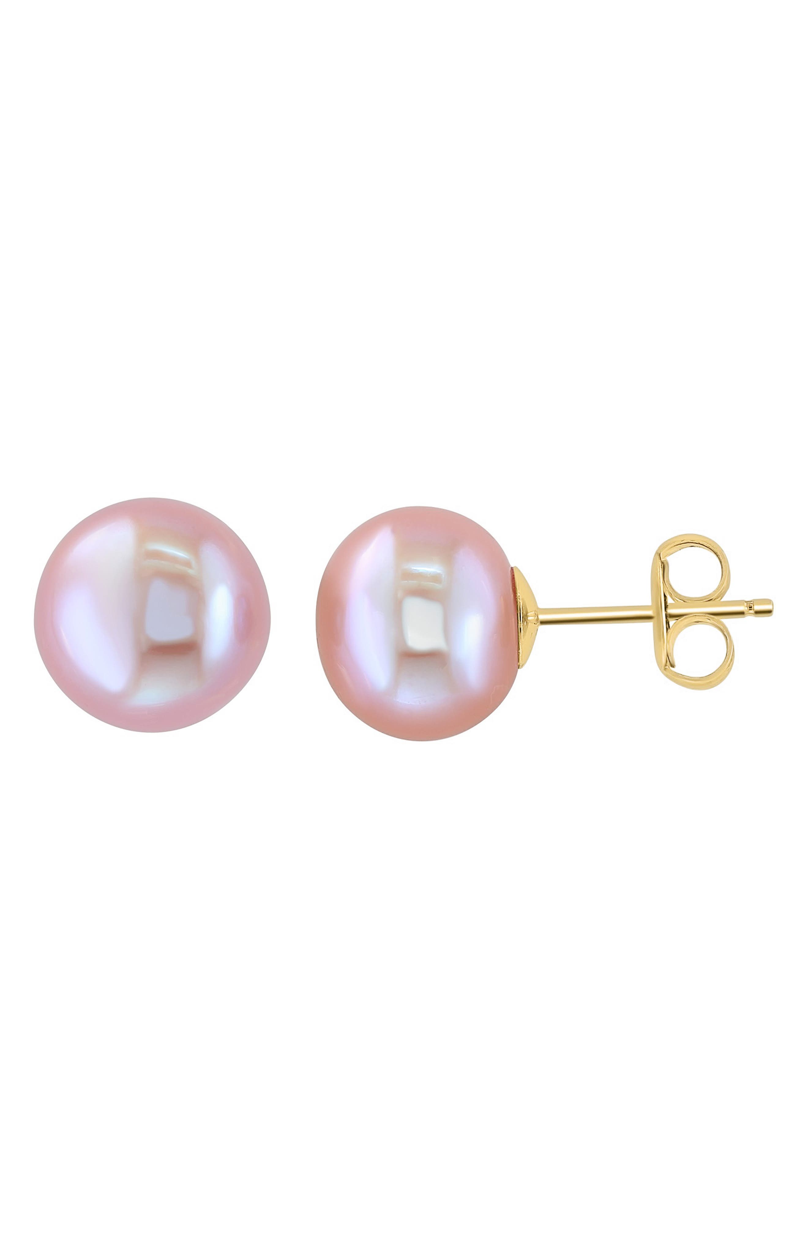 EFFY 14K Yellow Gold 11mm Cultured Freshwater Pearl Stud Earrings