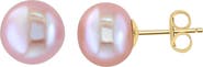 EFFY 14K Yellow Gold 11mm Cultured Freshwater Pearl Stud Earrings